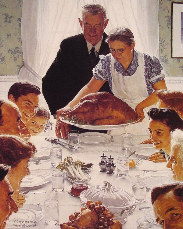 Norman Rockwell's <i>Freedom from Want</i>